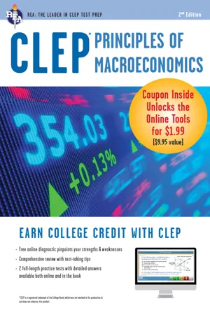 CLEP&reg; Principles of Macroeconomics Book + Online