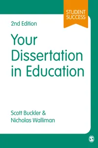 Your Dissertation in Education_cover