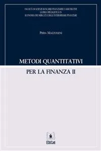 Metodi quantitativi per la finanza II_cover