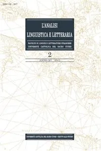 L'Analisi Linguistica e Letteraria 2007-2_cover