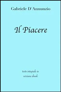 Il Piacere di Gabriele D'Annunzio in ebook_cover