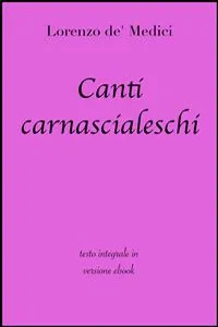 Canti carnascialeschi_cover