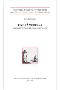 Civiltà moderna. Lineamenti storici e problemi italiani_cover