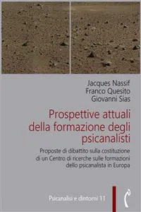 Prospettive attuali della formazione degli psicanalisti_cover