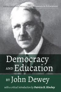 Democracy and Education by John Dewey_cover