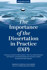 The Importance of the Dissertation in Practice (DiP)_cover