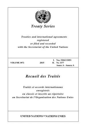 Treaty Series 3072/Recueil des Traités 3072