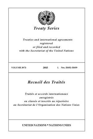 Treaty Series 3073/Recueil des Traités 3073