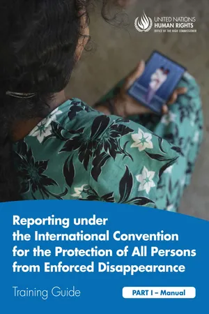 Reporting Under the International Convention for the Protection of All Persons From Enforced Disappearance