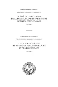 Legality of the Use by a State of Nuclear Weapons in Armed Conflict_cover