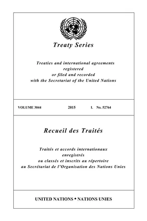 Treaty Series 3044/Recueil des Traités 3044