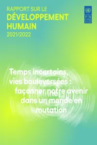 Rapport sur le développement humain 2021/2022_cover