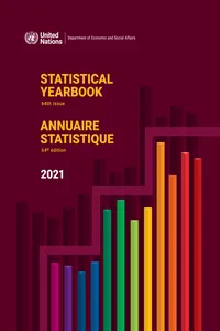 Statistical Yearbook 2021, Sixty-fourth Issue/Annuaire statistique 2021, Soixante-quatrième édition_cover