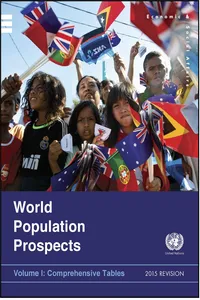 World Population Prospects. Volume I_cover