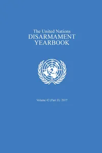 United Nations Disarmament Yearbook 2017. Part II_cover