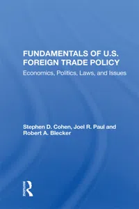 Fundamentals Of U.s. Foreign Trade Policy_cover