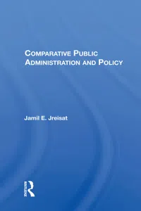 Comparative Public Administration And Policy_cover