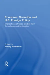 Economic Coercion And U.s. Foreign Policy_cover