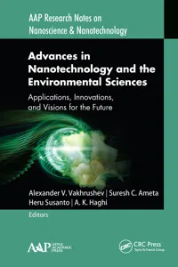 Advances in Nanotechnology and the Environmental Sciences_cover