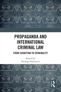 Propaganda and International Criminal Law_cover