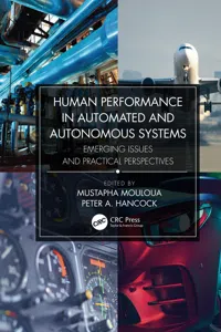 Human Performance in Automated and Autonomous Systems_cover