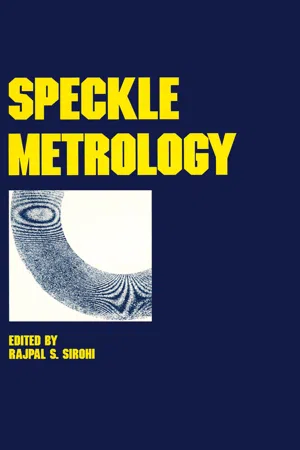 Speckle Metrology