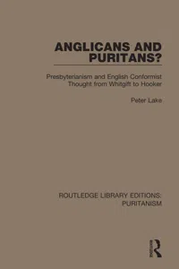 Anglicans and Puritans?_cover