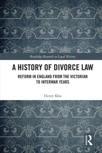 A History of Divorce Law_cover