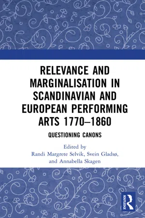 Relevance and Marginalisation in Scandinavian and European Performing Arts 1770–1860