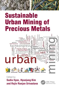 Sustainable Urban Mining of Precious Metals_cover