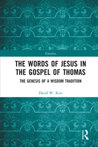 The Words of Jesus in the Gospel of Thomas_cover