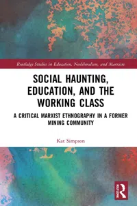Social Haunting, Education, and the Working Class_cover