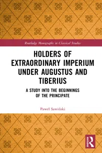 Holders of Extraordinary imperium under Augustus and Tiberius_cover