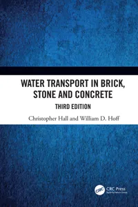 Water Transport in Brick, Stone and Concrete_cover