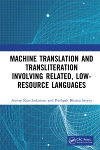 Machine Translation and Transliteration involving Related, Low-resource Languages_cover