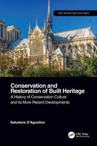 Conservation and Restoration of Built Heritage_cover