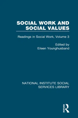 Social Work and Social Values