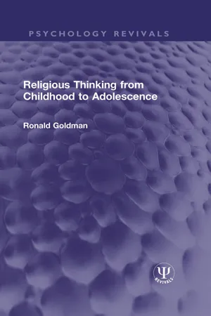 Religious Thinking from Childhood to Adolescence