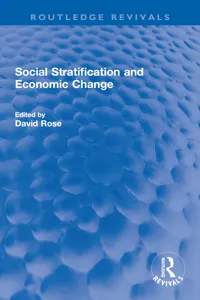 Social Stratification and Economic Change_cover