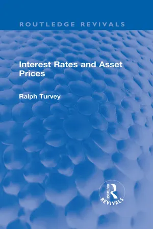 Interest Rates and Asset Prices