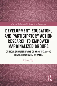 Development, Education, and Participatory Action Research to Empower Marginalized Groups_cover