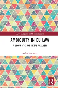 Ambiguity in EU Law_cover