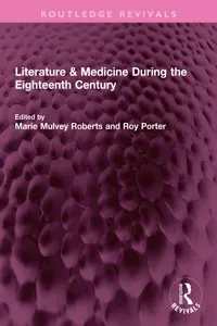 Literature & Medicine During the Eighteenth Century_cover