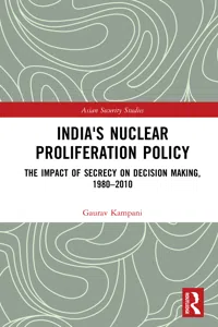 India's Nuclear Proliferation Policy_cover