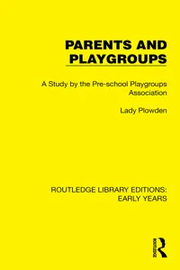 Parents and Playgroups_cover