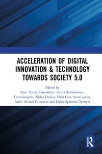 Acceleration of Digital Innovation & Technology towards Society 5.0_cover