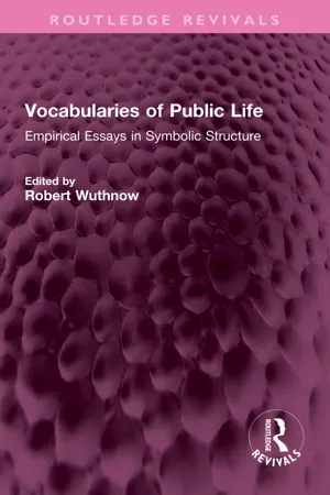 Vocabularies of Public Life