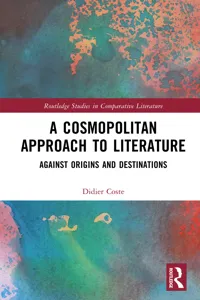 A Cosmopolitan Approach to Literature_cover