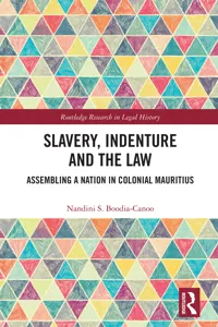 Slavery, Indenture and the Law_cover