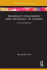 Bourdieu's Philosophy and Sociology of Science_cover